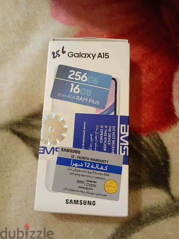 Samsung a15 256gb 16 ram 2