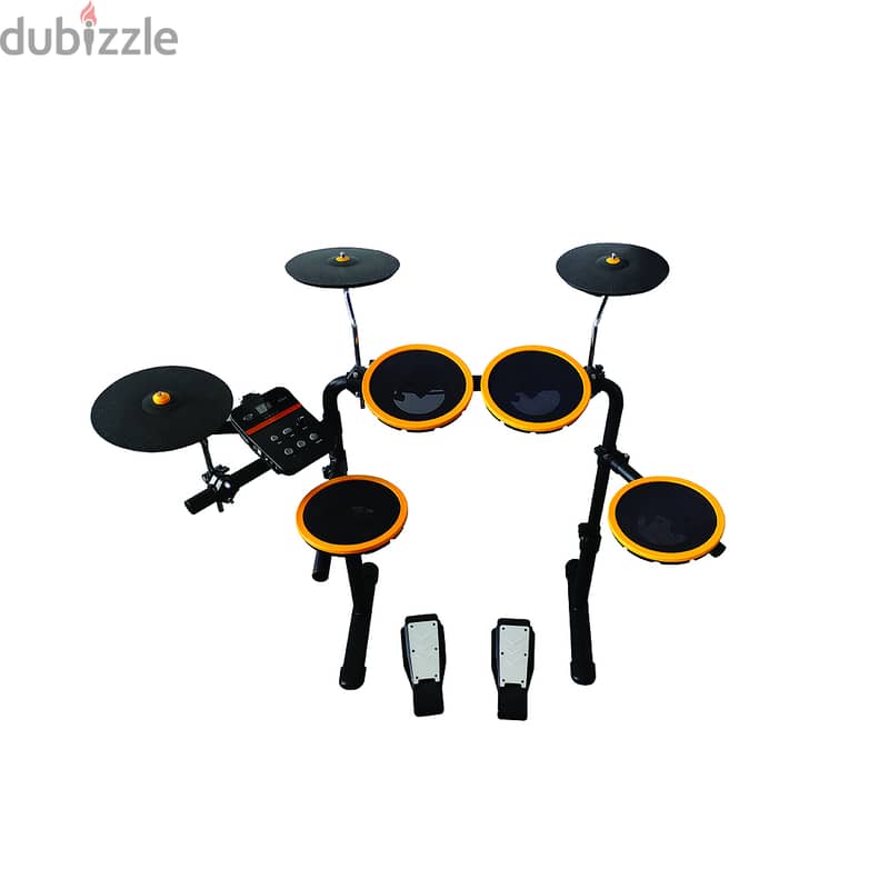 Ara Electronic7-Piece Drum Kit Bundle with Digital LED Display–EDR6600 0