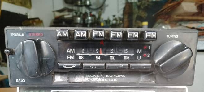 Radio cassette Becken Europa working