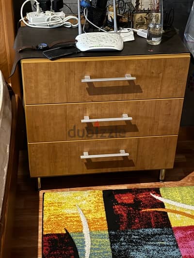 Two singl Bed with night stand