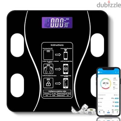 Body Fat Bluetooth Scale ميزان وزن للجسم بلوتوث