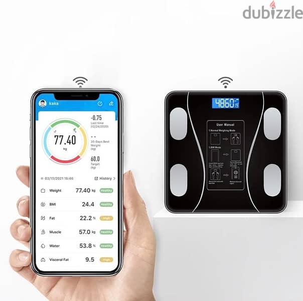 Body Fat Bluetooth Scale ميزان وزن للجسم بلوتوث 1