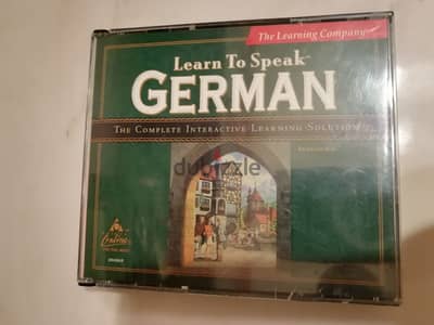 Learn to speak German. Courses on 4 cds box set