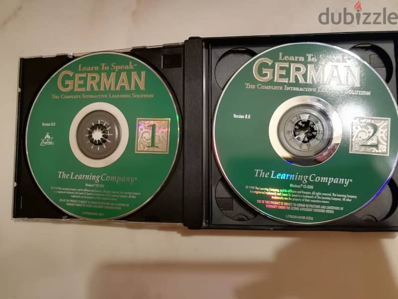 Learn to speak German. Courses on 4 cds box set 1