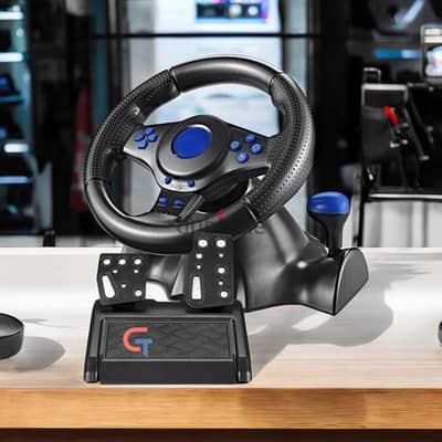 GT-V7 gaming steering wheel for PS4 - PS3 - XBOX - PC and many more