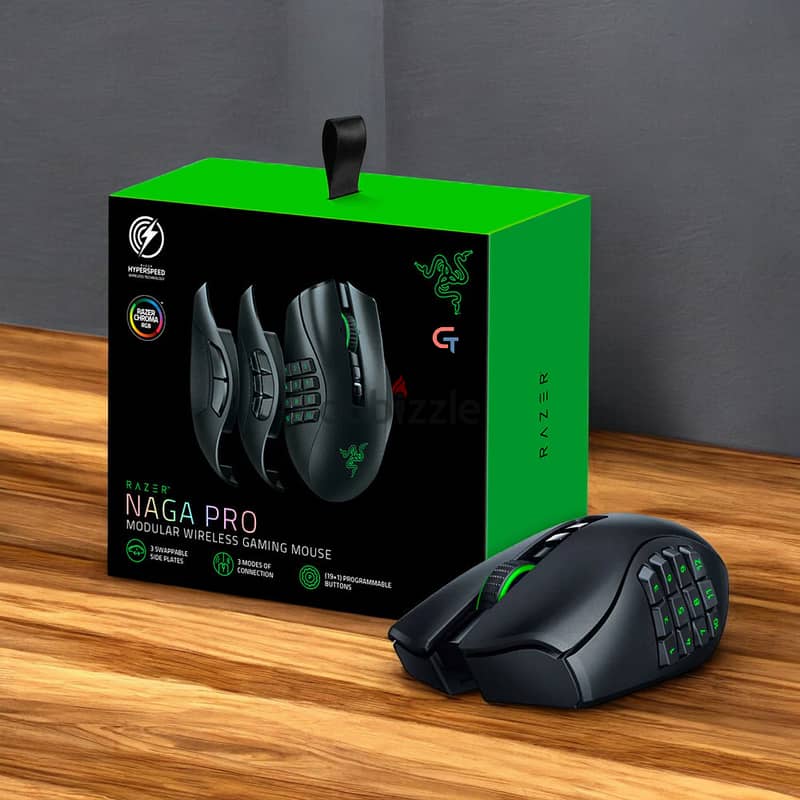 Razer Naga Pro Wireless Gaming Mouse 0