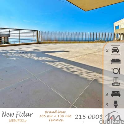 New Fidar | Brand New 185m² + 130m² Terrace | 2 Underground Parking