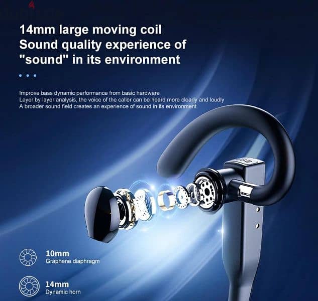 Bluetooth-compatible Headset Business Effectively Prevents Noise. 5