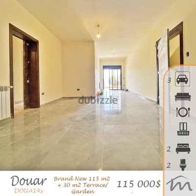 Douar | Brand New 115m² + Terrace | Balcony | Open View | 3 Parking