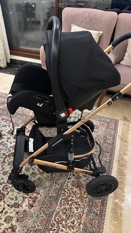 kikkaboo stroller carseat 3