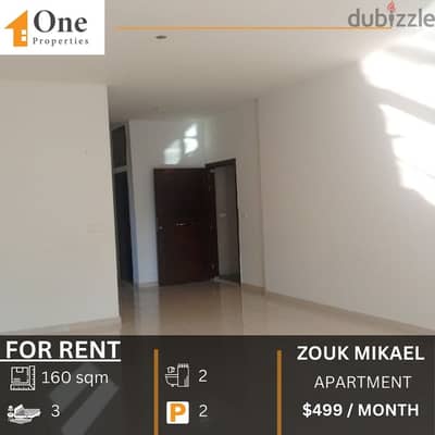 BRAND NEW APARTMENT FOR RENT IN ZOUK MIKAEL