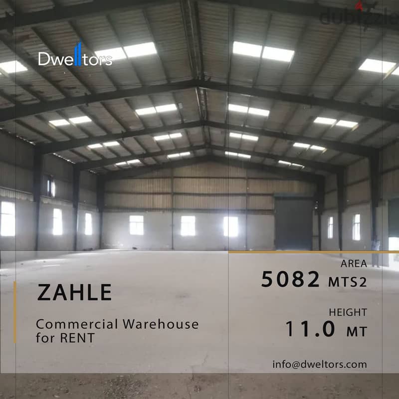 Hangar for rent in ZAHLE - 5082 MT2 - 11 MT Height 0