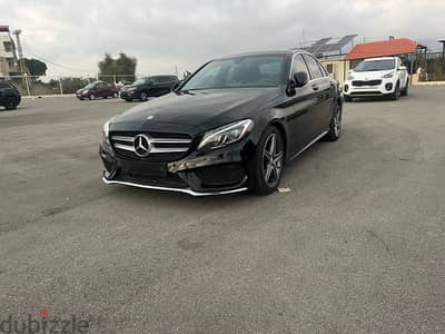 Mercedes-Benz C 400, model 2015, original look AMG, makfouli