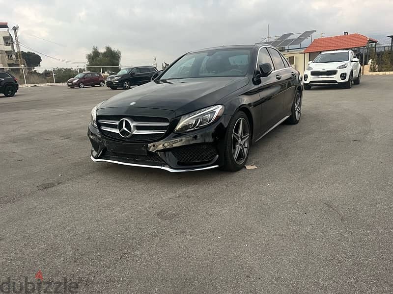 Mercedes-Benz C 400, model 2015, original look AMG, makfouli 0