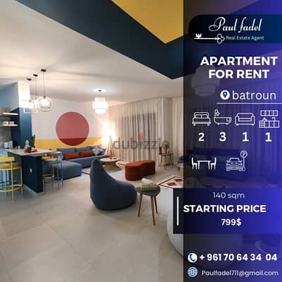 apartment for rent located Batroûn