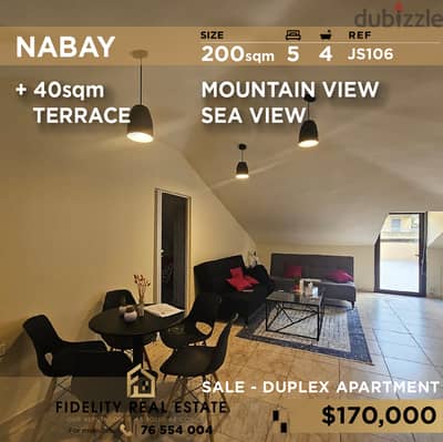 Apartment for sale in Nabay JS106  للبيع في ناباي