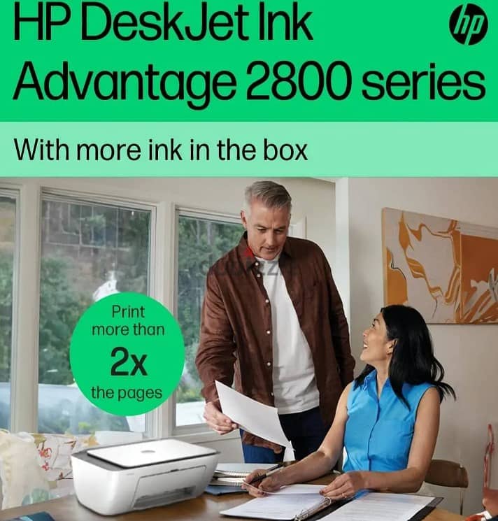 HP DeskJet 2875 Wireless All-in-One Printer Print, Scan, Copy- White 6 8