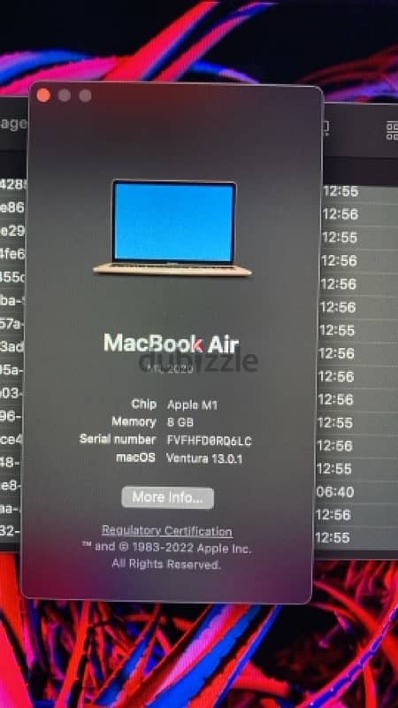 macbook air M1 5