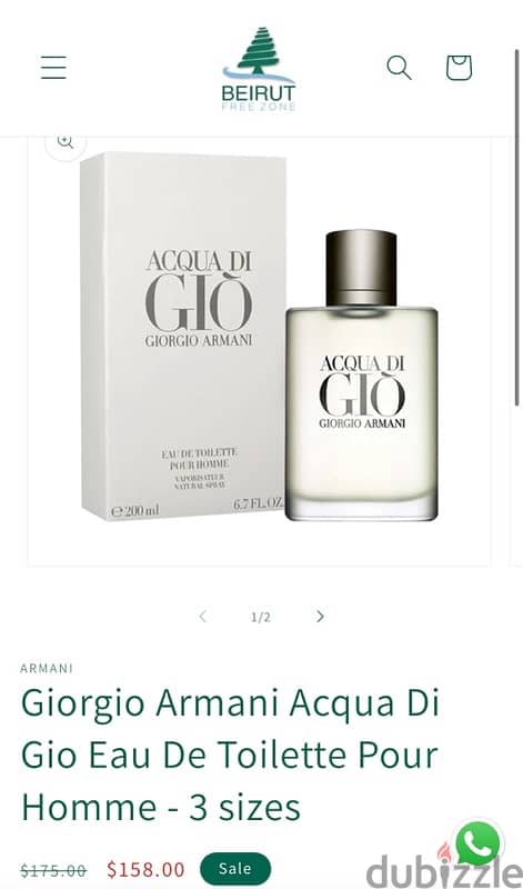 Armani Perfume- Aqua Di Gio 2