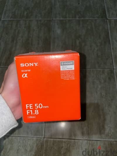 FE1.8 50mm sony lens