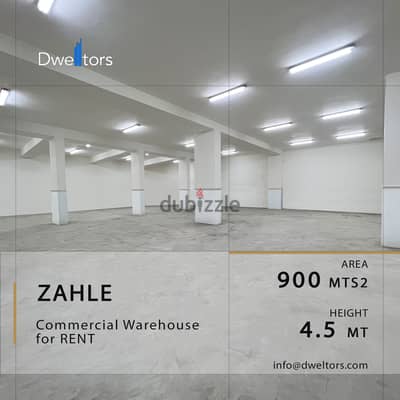 Warehouse for rent in ZAHLE - 900 SQM - 4.5 M Height