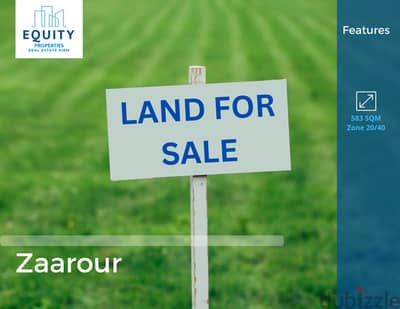 583 SQM Land For Sale In Zaarour أرض للبيع #CK142513