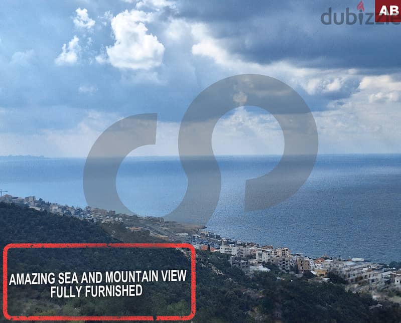 Amazing Sea and Mountain View -Halat - Jbeil/حالات - جبيل REF#AB117394 0