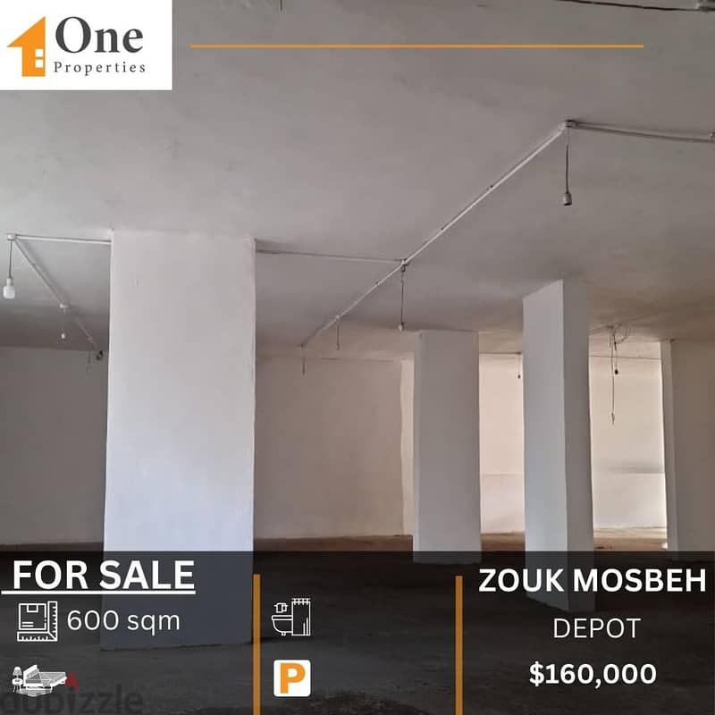 DEPOT FOR SALE IN ZOUK MOSBEH 0