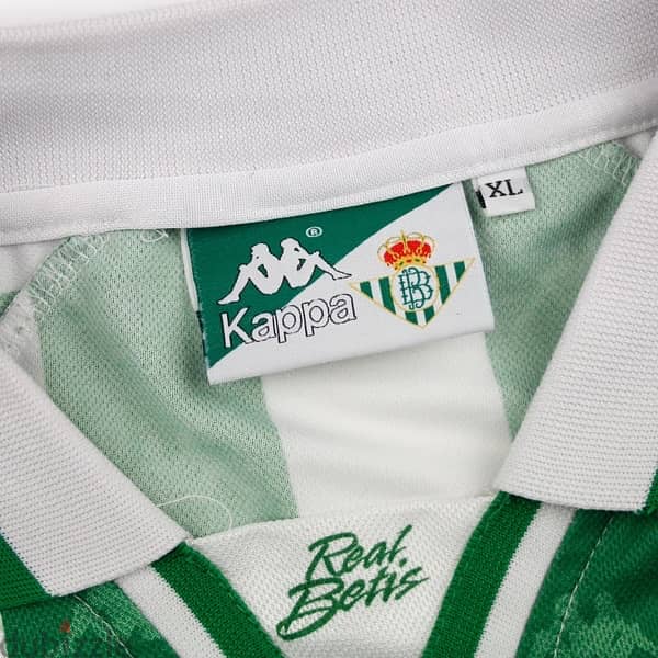 Real Betis 1996 vintage home kappa jersey 2