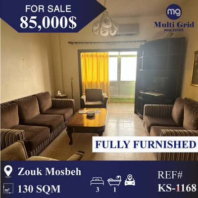 KS-1168 / Apartment For Sale in Zouk Mosbeh, شقّة للببع في زوق مصبح