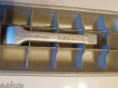 Vintage Magic Touch Preston Ice Cube Tray Metal