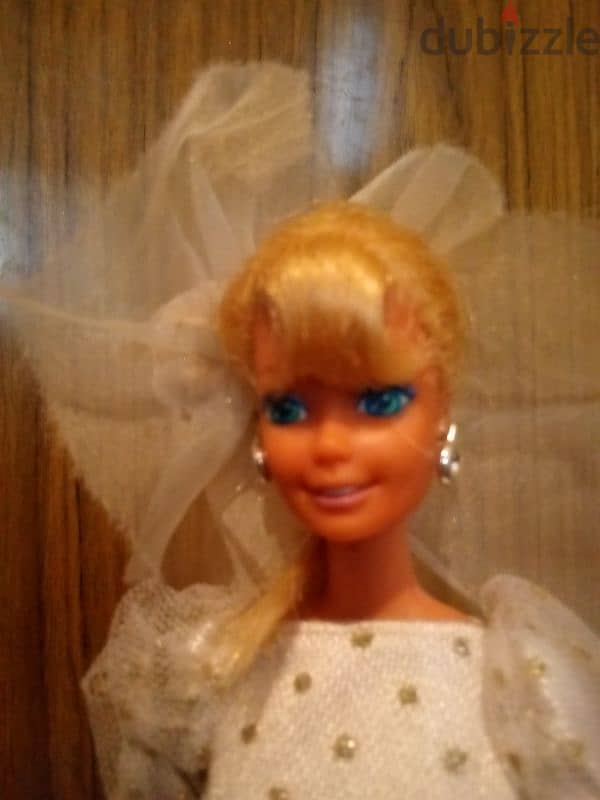 Barbie BRIDE Gone Rare great doll moves flexi hands+back press button 1