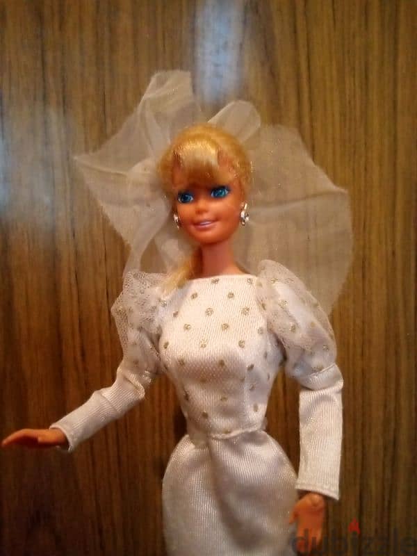 Barbie BRIDE Gone Rare great doll moves flexi hands+back press button 3