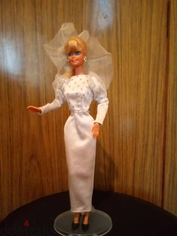 Barbie BRIDE Gone Rare great doll moves flexi hands+back press button 6