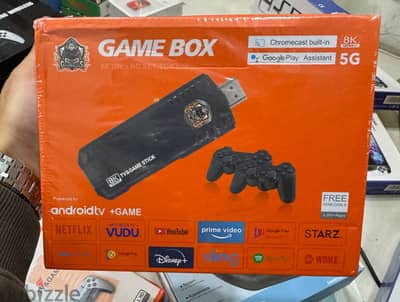 Game box  8k ultra hd Tv & gamestick amazing & great price