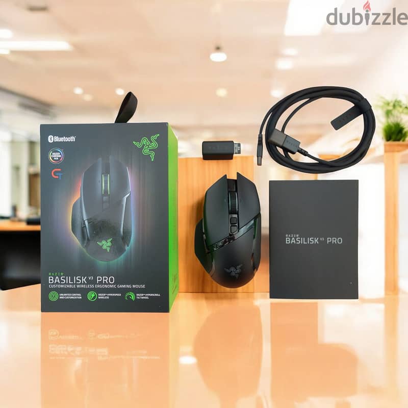 Razer Basilisk V3 Pro Customizable Wireless Gaming Mouse 0