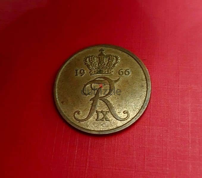 1966 Denmark Frederick IX 5 Ore 0