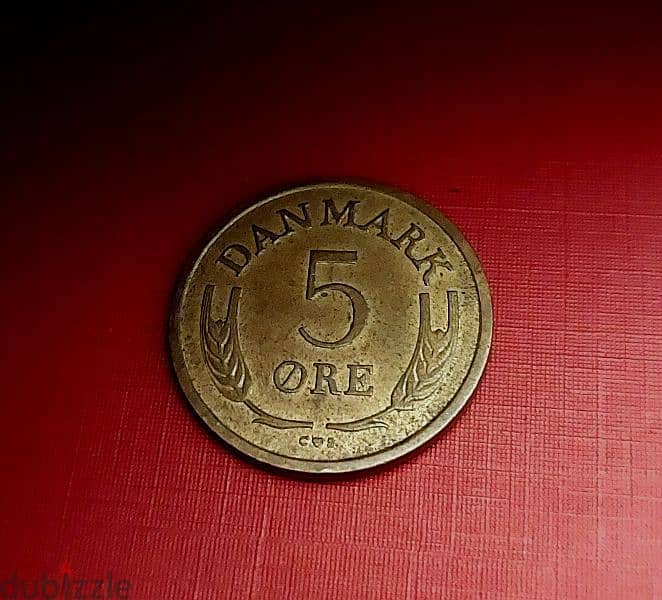 1966 Denmark Frederick IX 5 Ore 2