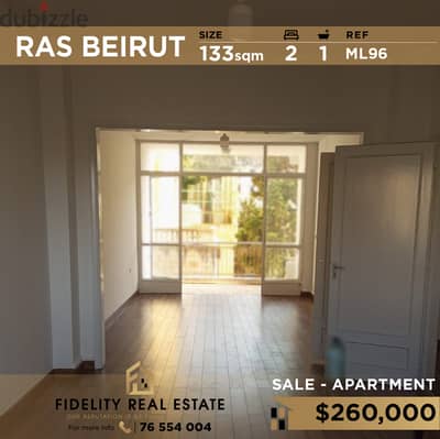 Apartment for sale in Ras Beirut ML96 شقة للبيع في رأس بيروت