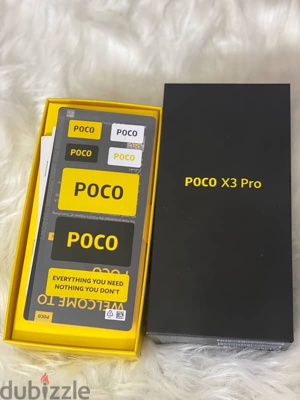 poco x3 pro used like new 0 scratches 256G 8ram 3