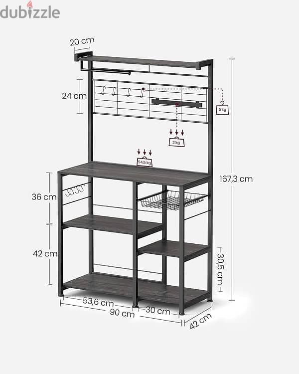 Kitchen Shelf, Standing Shelf, Kitchen Island 2