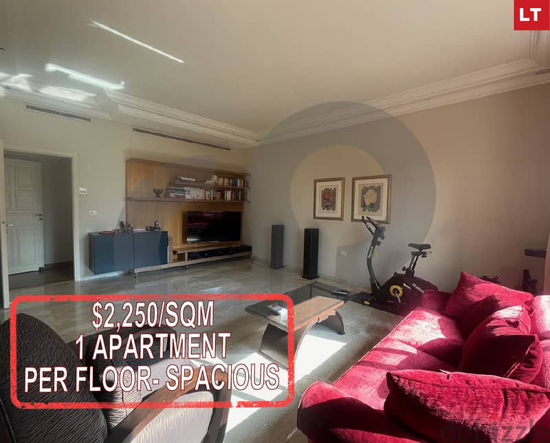 Luxurious Apartment in Horsh Tabet“the Neuilly”Of Beirut REF#LT111349 0