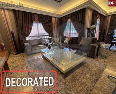 DECORATED-FULLY RENOVATED- NACCACHE/ نقاش REF#DF117453