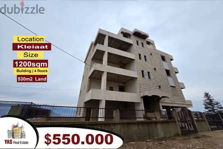 Kleiaat 1200m2 | 530m2 Land | 4 Floors | Panoramic View | DA |