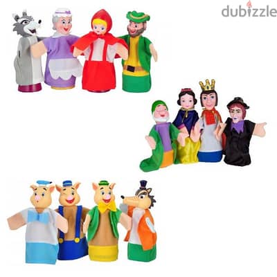 3 Sets Kids Hand Puppets