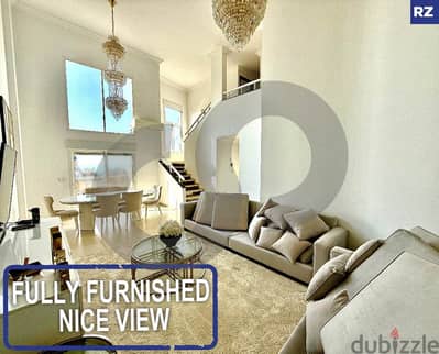 Duplex, fully furnished, Sea view, jbeil/جبيلREF#RZ117474