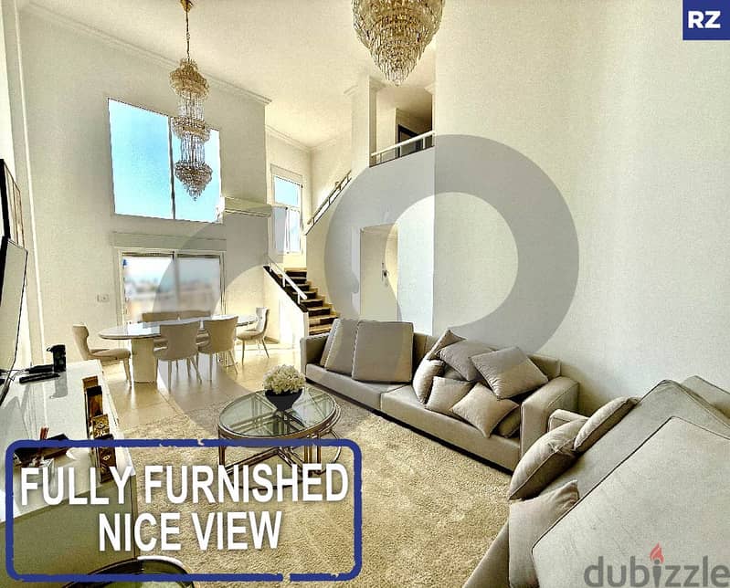 Duplex, fully furnished, Sea view, jbeil/جبيلREF#RZ117474 0