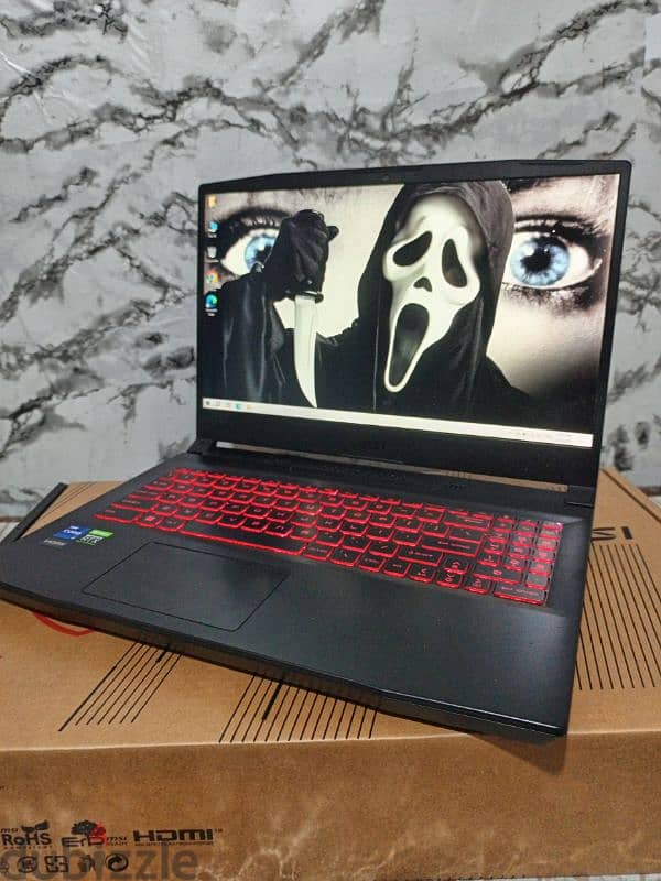 core i7-12700h / RTX 3060 / MSI gaming laptop with box 2