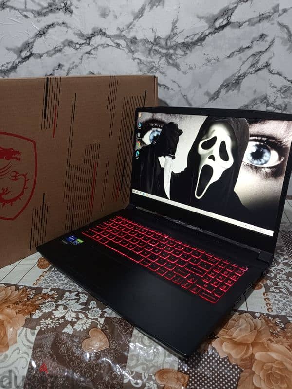 core i7-12700h / RTX 3060 / MSI gaming laptop with box 4