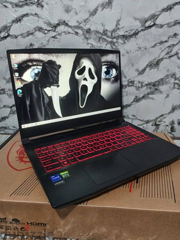 core i7-12700h / RTX 3060 / MSI gaming laptop with box 6